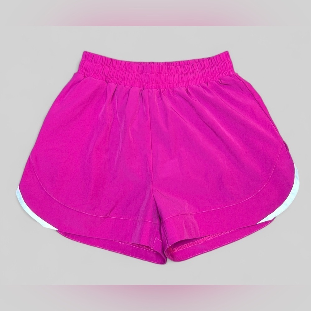 Alphalete Athletic Hot Pink Shorts 3” Built in Biker Shorts Size Small - Picture 9 of 9